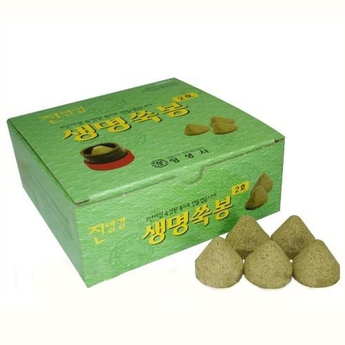 Jin Young Gam Saeng Myoung Moxa Cone 50pcs + Moxa Cauterant 