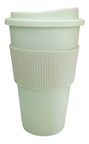 Vaso Térmico Tipo Starbucks Mug Tapa Faja Colores Vintage