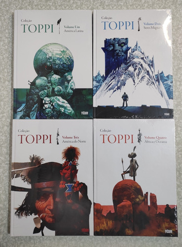 Coleção Toppi Vol. 1 Ao 4 Sérgio Toppi Ed. Figura Hq Lacrado