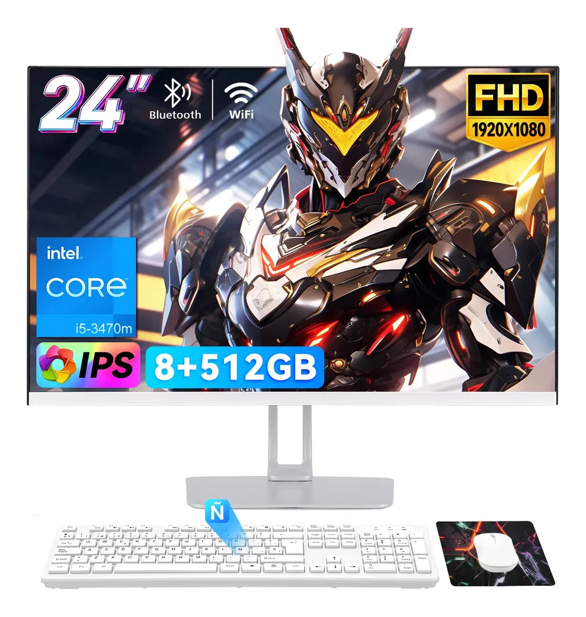Pc De Escritorio Todo En Uno De 24'' Intel Core I5 W10