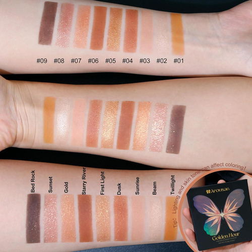Paleta De Sombras De Ojos Arousar, Paleta De Maquillaje De O