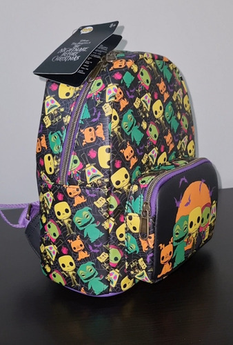 Mochila Funko Nightmare Before Christmas Black Light Navidad