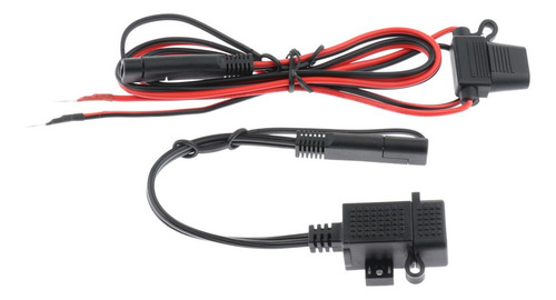 Aplicable A Motocicleta Impermeable Cable Usb Adaptador
