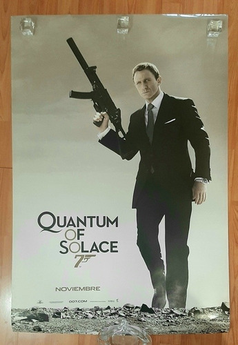 007 James Bond Poster Original De Quantum Of Solace