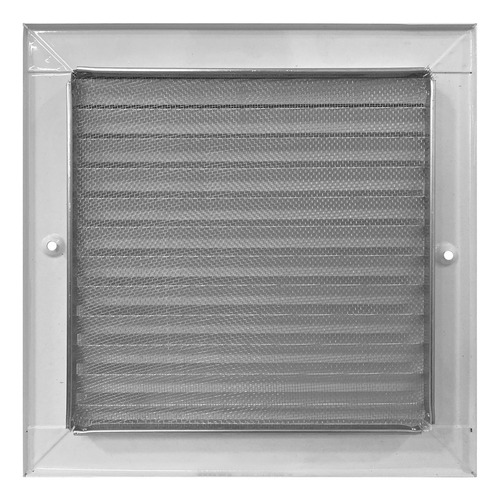 Rejilla De Ventilación 20x20 Con Mosquitero (exterior 25x25)