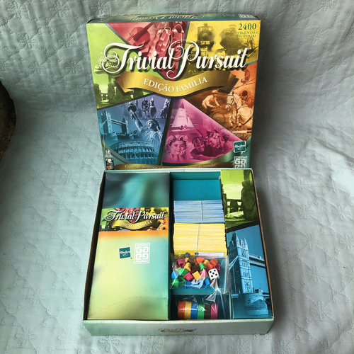 Jogo Trivial Pursuit Grow Hasbro Completo Antigo E Raro (Usado)