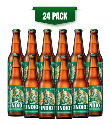 Cerveza Indio 24 Botellas De 355ml