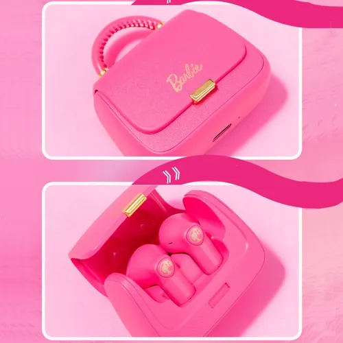 Auriculares Inalámbricos Bluetooth 5.3 Barbie Strawberry