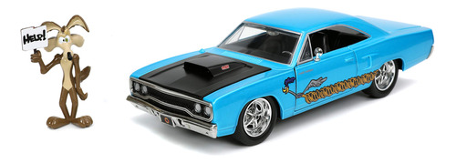 Jada 1:24 Diecast 1970 Plymouth Roadrunner Con Figura Wile E