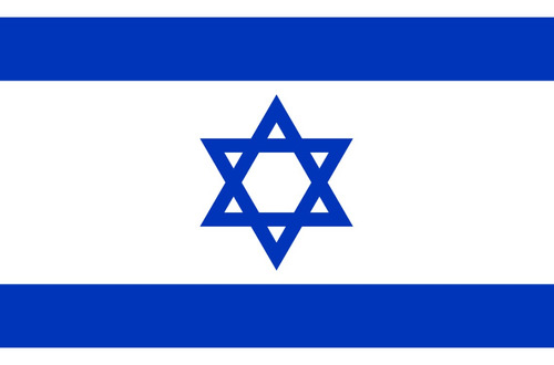 Bandera De Israel De 140 X 90 Exteriores  