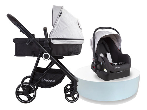 Coche Travel System Cosmos Gris