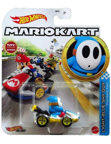 Imagen 1 de 1 de Hot Wheels Mariokart Light-blue Shy Guy Toty 2020