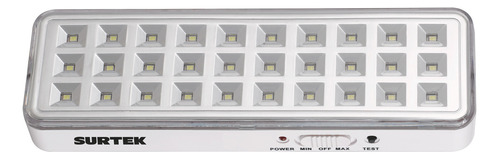 Lámpara De 30 Led De Emergencia Surtek Color Blanco