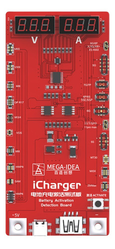 Mega-idea 3.0 Probador Placa De De Activación De Batería