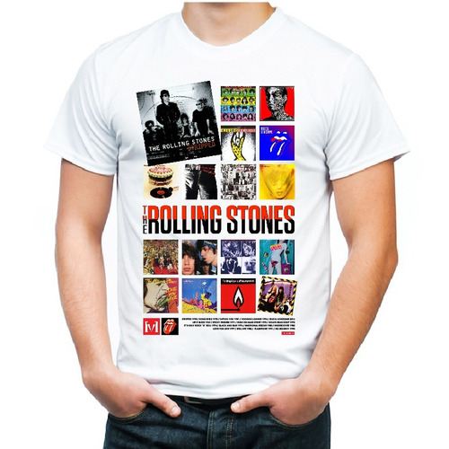 Remera / The Rolling Stones Discos / Pacamaka Remeras