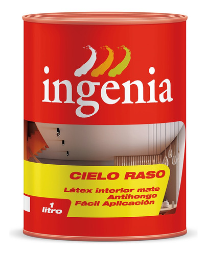 Cielo Raso Ingenia Látex Interior Mate X 1 L Mm