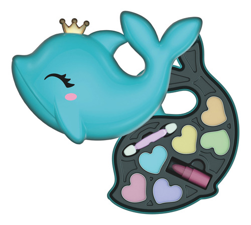 Maquillaje Infantil Cofre Delfin Lip Crazy Chic Clementoni