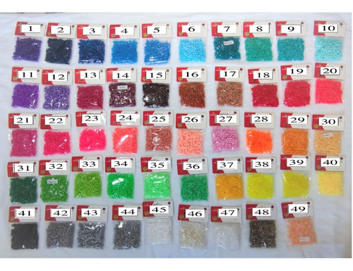 Repuestos Hamaarktal Beads 50 Colores 5mm 17.500 Unidades 