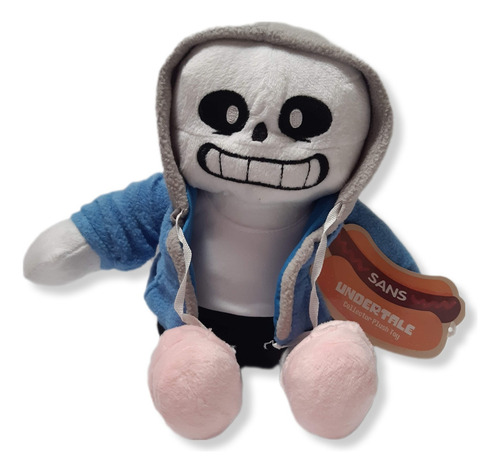 Peluche Sans 22 Cm - Undertale Color Blanco