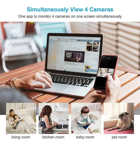 Camera Segurança Wifi Full Hd Alexa Google App Com Microfone