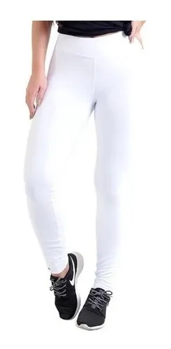 Calca Legging Branca Gestante