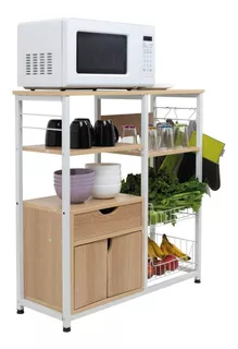 Armario Cocina Completo 325cm Emilly Joy Madesa 01 - Marrón/Negro Madesa  325001