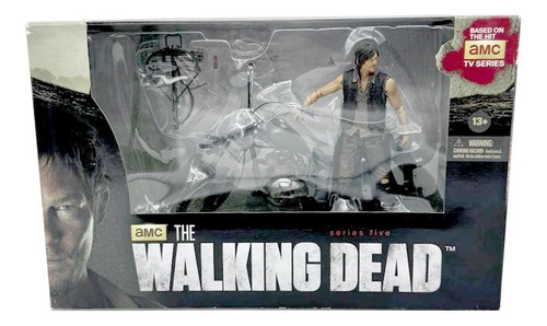 The Walking Dead Daryl With Chopper Motorcycle Mcfarlane