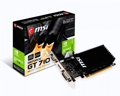 Placa De Video Geforce Ddr3 Vga Hdmi Dvi Low Profile