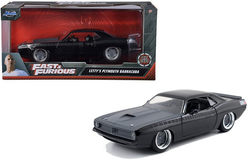 Vehiculo Fast & Furious Letty´s Plymouth Barracuda (1:24)