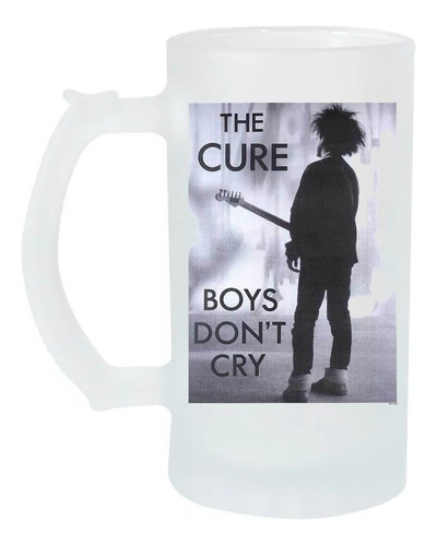 Tarro Cervecero 16oz Boys Dont Cry Robert Smith The Cure