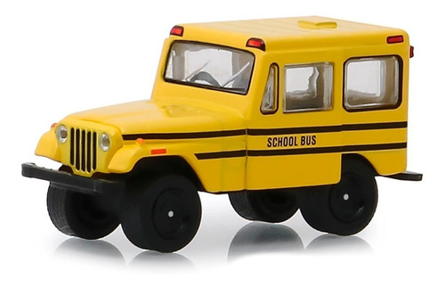 Greenlight Hobby Exclusive Jeep Dj-5 1974 School Bus