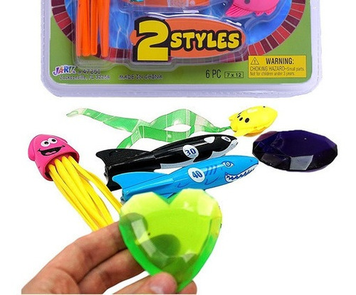 Imagen 3 de 7 de Juego De Buceo Pez Para Pileta Con Accesorios