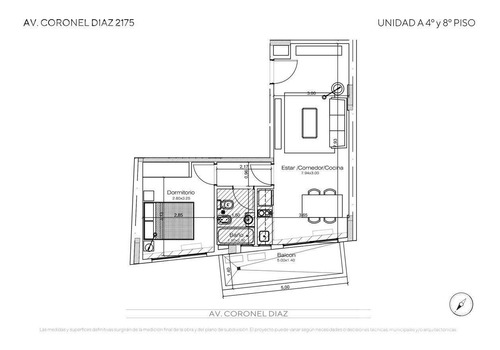 Imagen 17 de 30 de A Estrenar En Barrio Norte, Venta Departamento De 2 Ambientes Con Baulera