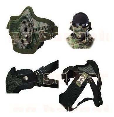 Imagen 1 de 1 de Juego De Guerra Airsoft Paintball Malla De Metal Máscara De