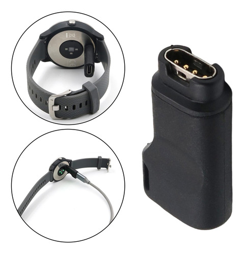 2 Adaptador De Cargador Usb 3.1 Compatible Con Garmin Fenix
