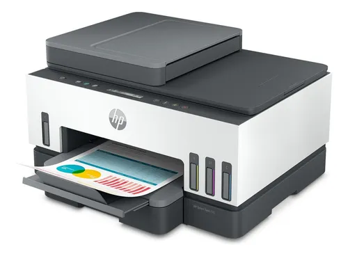 Impresora Multifuncional Hp Smart Tank 750 Wifi + Resma Pape Blanco