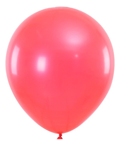 Globos De Látex Perlado Rojo 30pcs 25.5cm