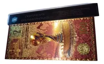 Comprar Oro 24k Tres Billetes Mundial Futbol Qatar Laminados Oro 24k