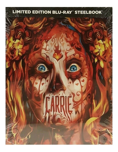 Carrie 1976 Limited Edition Steelbook Pelicula Blu-ray
