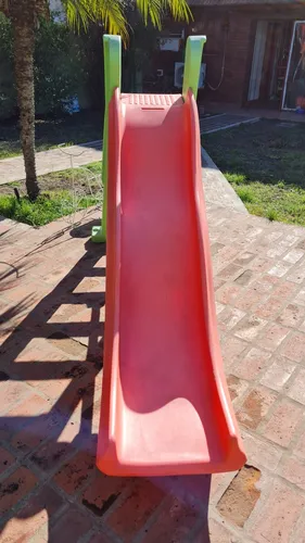 Tobogan Infantil 4 Escalones Fibra De Vidrio Multicolor - Genesio Hogar