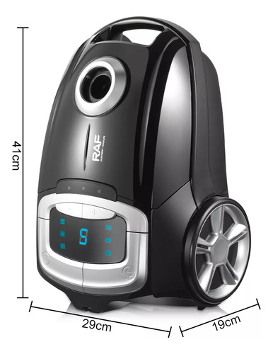 Aspiradora Succión Poderosa De 2800w Carrete Automatico