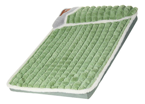 Cómoda Alfombrilla De Cama Para Mascotas, L Verde L