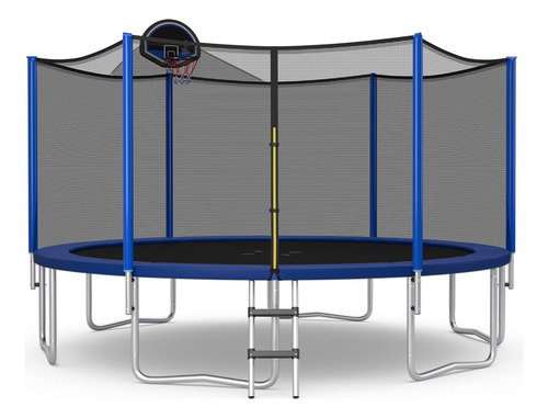 Giantex Trampolín 12/14/15/16 Pies Trampolín Recreativo Para