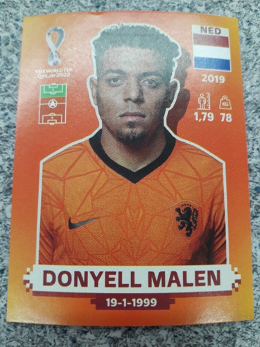 Figurita Mundial Fifa Qatar Donyell Malen Holanda