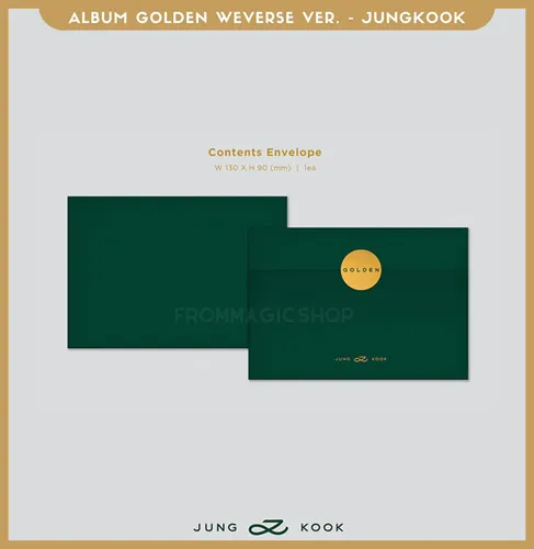 Álbum Jungkook (bts) Golden Weverse Ver. Original | MercadoLivre
