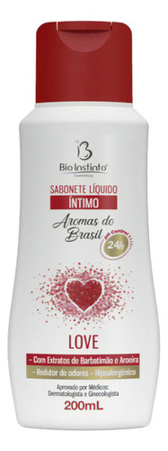 Sabonete Líquido Íntimo Love 200ml