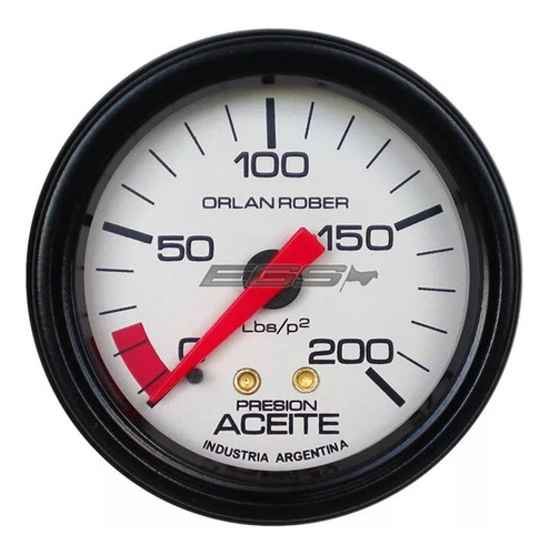 Reloj Presion De Aceite Orlan Rober 52mm 200 Lbs Egs 415