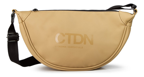 Bolso Morral De Mujer Citadina Regulable Ctdn By Citadina Berenice Vison Lisa Níquel Negro