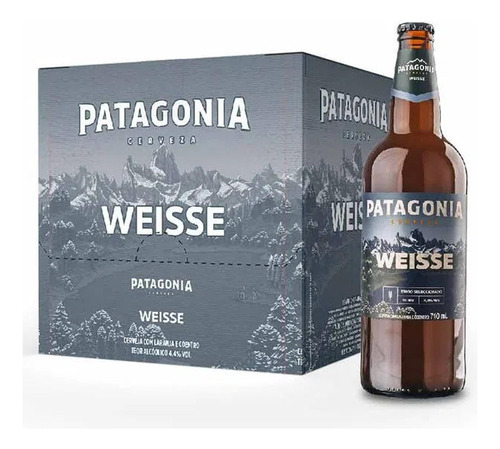 Cerveja Patagonia Weisse One Way 740ml (6 Garrafas)