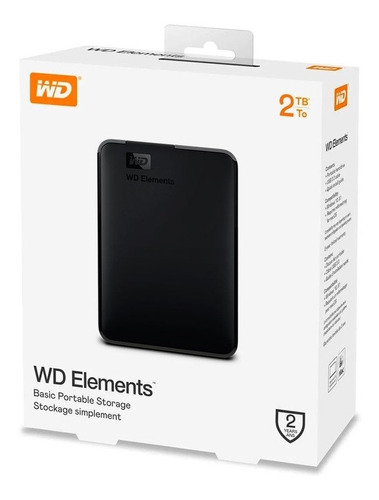 Disco Rigido Externo Portatil 2 Tb Western Digital Usb 3.0